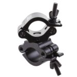 Swivel coupler dubbel 50 mm WLL 500KG zwart