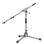 K&M 25900 Microfoon statief soft-touch grijs (laag)