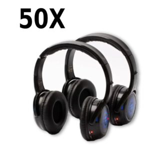 Silent Disco koptelefoon set (50x)