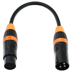 Verloopkabel XLR 5-polig female naar XLR 3-polig male (20 cm)