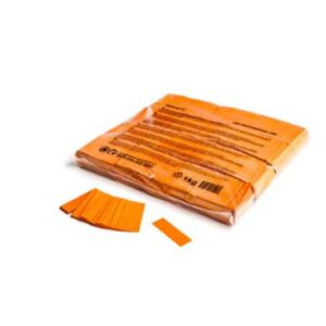 MAGICFX Confetti Rectangle 55x17mm BIODEGRADABLE Orange (1 kg)