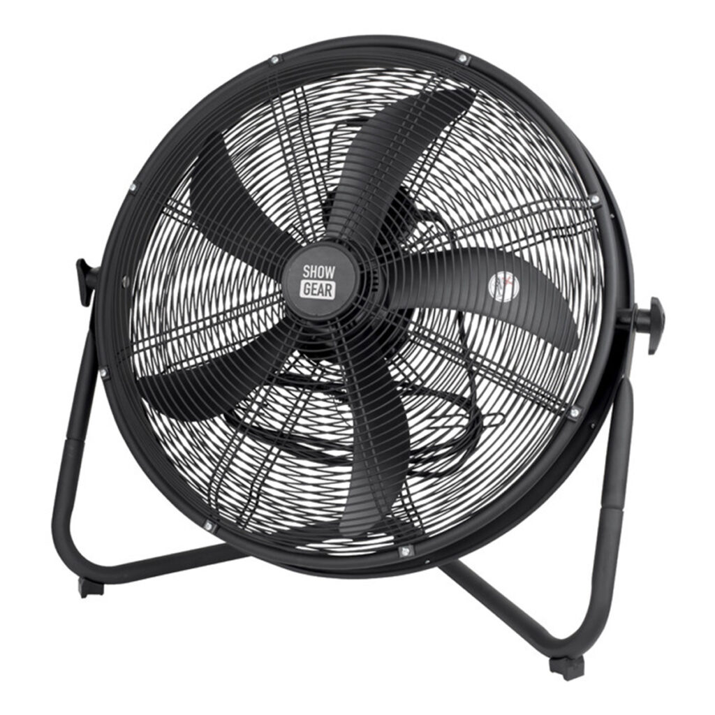 Showgear Fan (ventilator) zwart