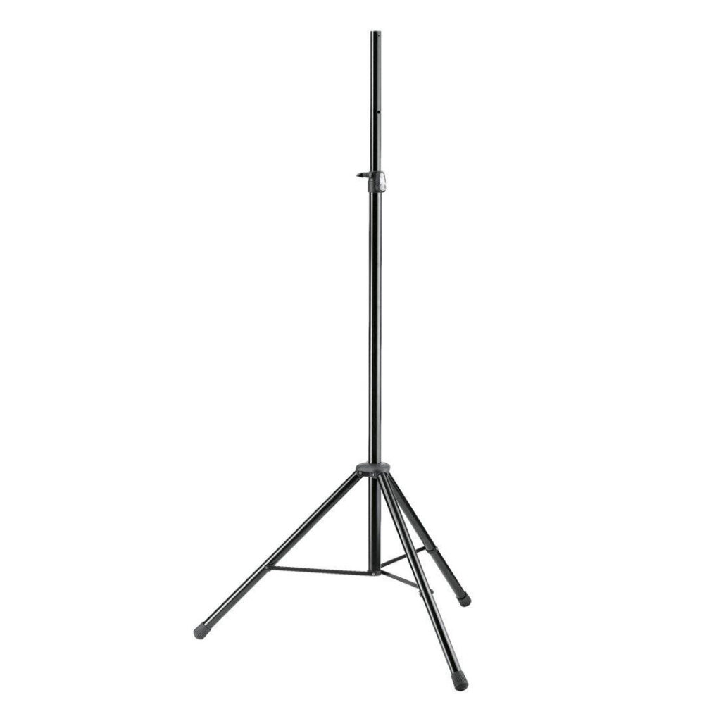 K&M lichtstatief (24630) met spigot adapter (66350) zwart (max. 290 cm hoogte)
