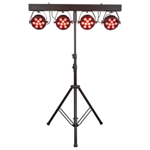 Par balk 4x Showtec Power Spot 9 Q6 Tour RGBWAUV