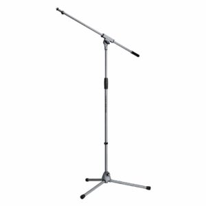 K&M 21060 Microfoon statief soft-touch grijs (hoog)