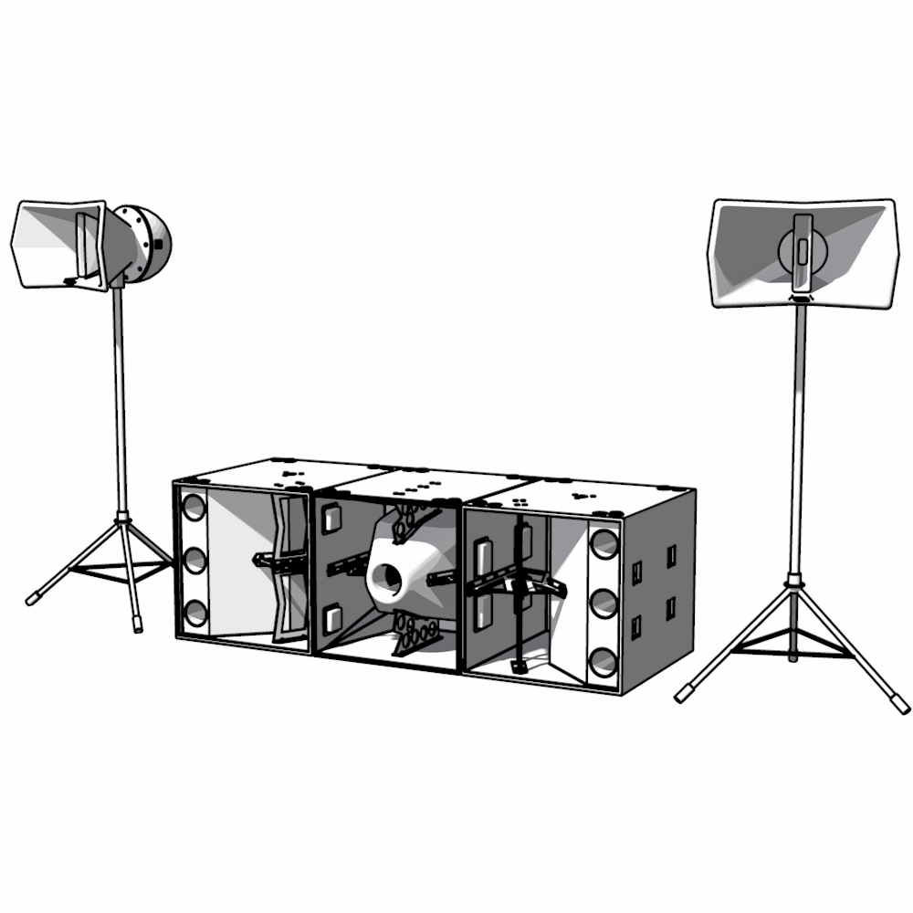 Void AirVantage QXL 3 geluidset (2x AirVantage + 2x Nexus XL + 1x Nexus Q) tot 350 personen