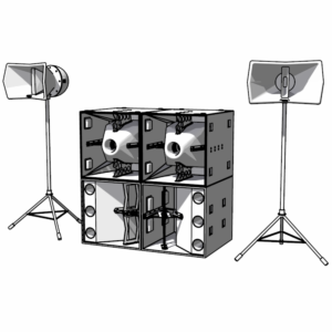 Void AirVantage QXL 4 geluidset (2x AirVantage + 2x Nexus XL + 2x Nexus Q) tot 450 personen