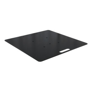 Wentex Baseplate 80x80 cm zwart met Prolyte half spigotten