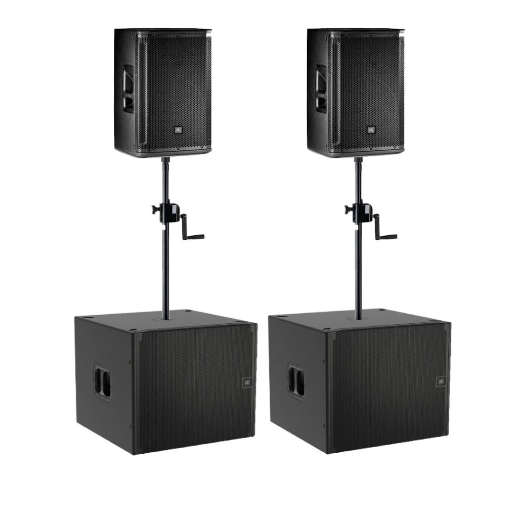 JBL SRX812P Geluidset 3 actief