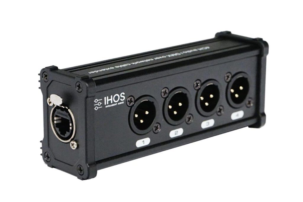 IHOS Verloopblok 4x XLR Female  Ethercon