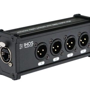 IHOS Verloopblok 4x XLR Male  Ethercon
