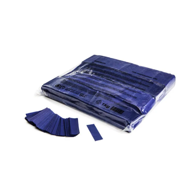 MAGICFX Confetti Rectangle 55x17mm BIODEGRADABLE Dark Blue (1 kg)
