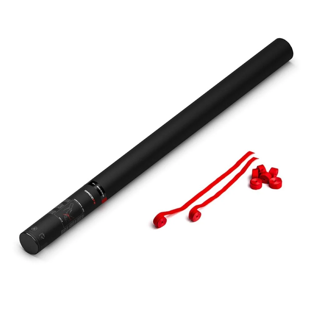 MAGICFX Handheld Cannon (80 cm) Streamers BIODEGRADABLE Red