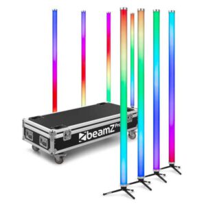 Beamz Kratos LED Tube Set RGBW in/outdoor (8 stuks)
