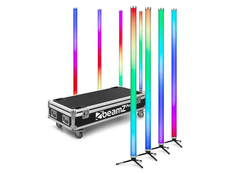Beamz Kratos LED Tube Set RGBW in/outdoor (8 stuks)