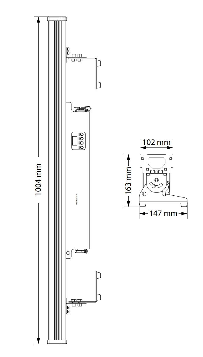 Stairville Shinebar 240 (RGBLAC) IP65 - Afbeelding 33
