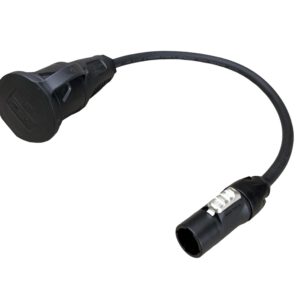 Verloopkabel PowerCON TRUE1 Female -> Schuko Female 3 x 2,5mm2 (75 cm)