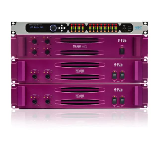 Funktion One versterker set (2x FFA10000, 1x FFA8004, 1x NST D48X)