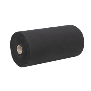Scheurdoek 40 cm (160 g/m²) per meter ZWART