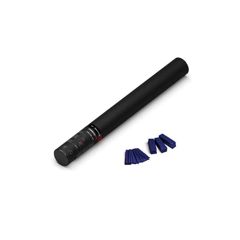 MAGICFX Handheld Cannon (50 cm) Confetti Rectangles 55x17mm BIODEGRADABLE Dark Blue