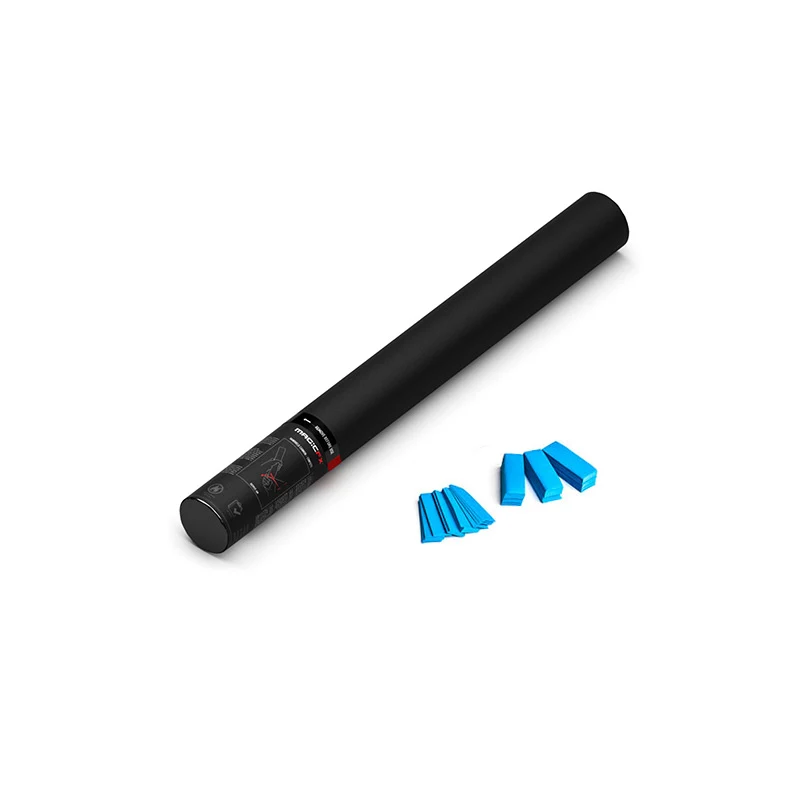 MAGICFX Handheld Cannon (50 cm) Confetti Rectangles 55x17mm BIODEGRADABLE Light Blue