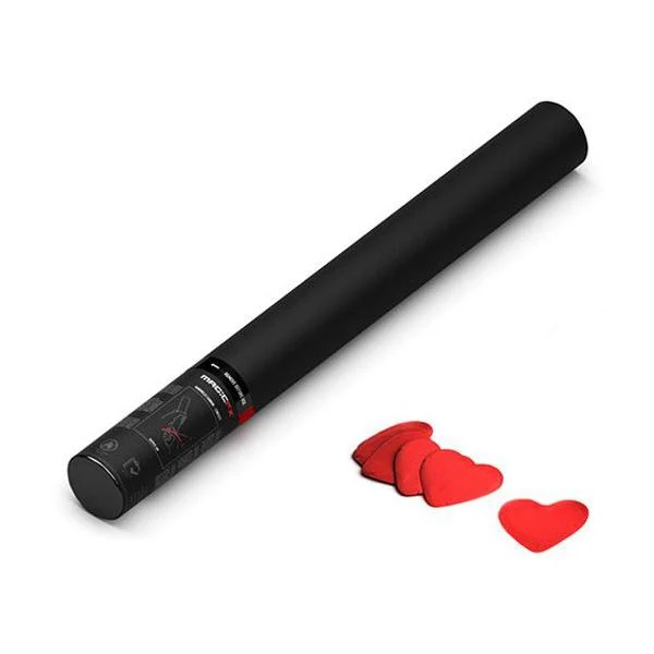 MAGICFX Handheld Cannon (50 cm) Hearts BIODEGRADABLE Red