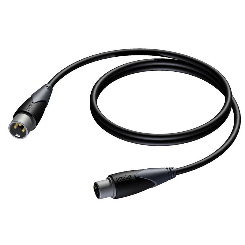 XLR kabel 3-polig (0,75 meter)