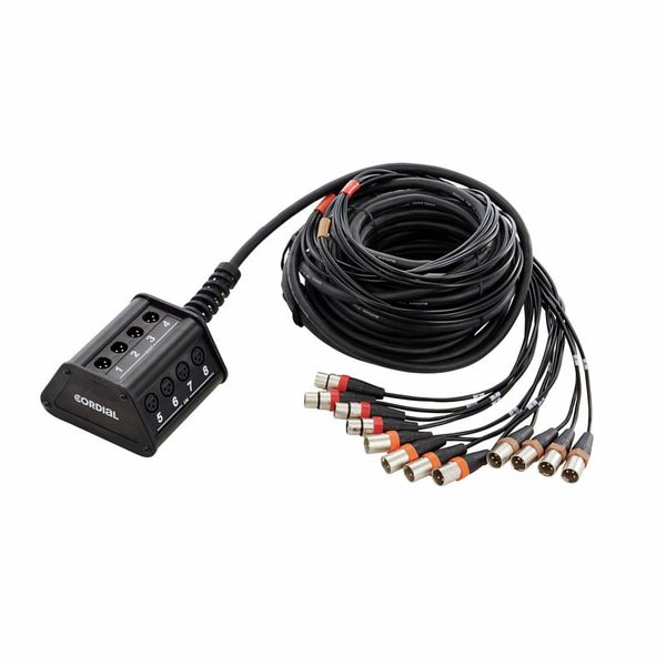 Cordial Multicore 8 in 4 out (15 meter) Snake
