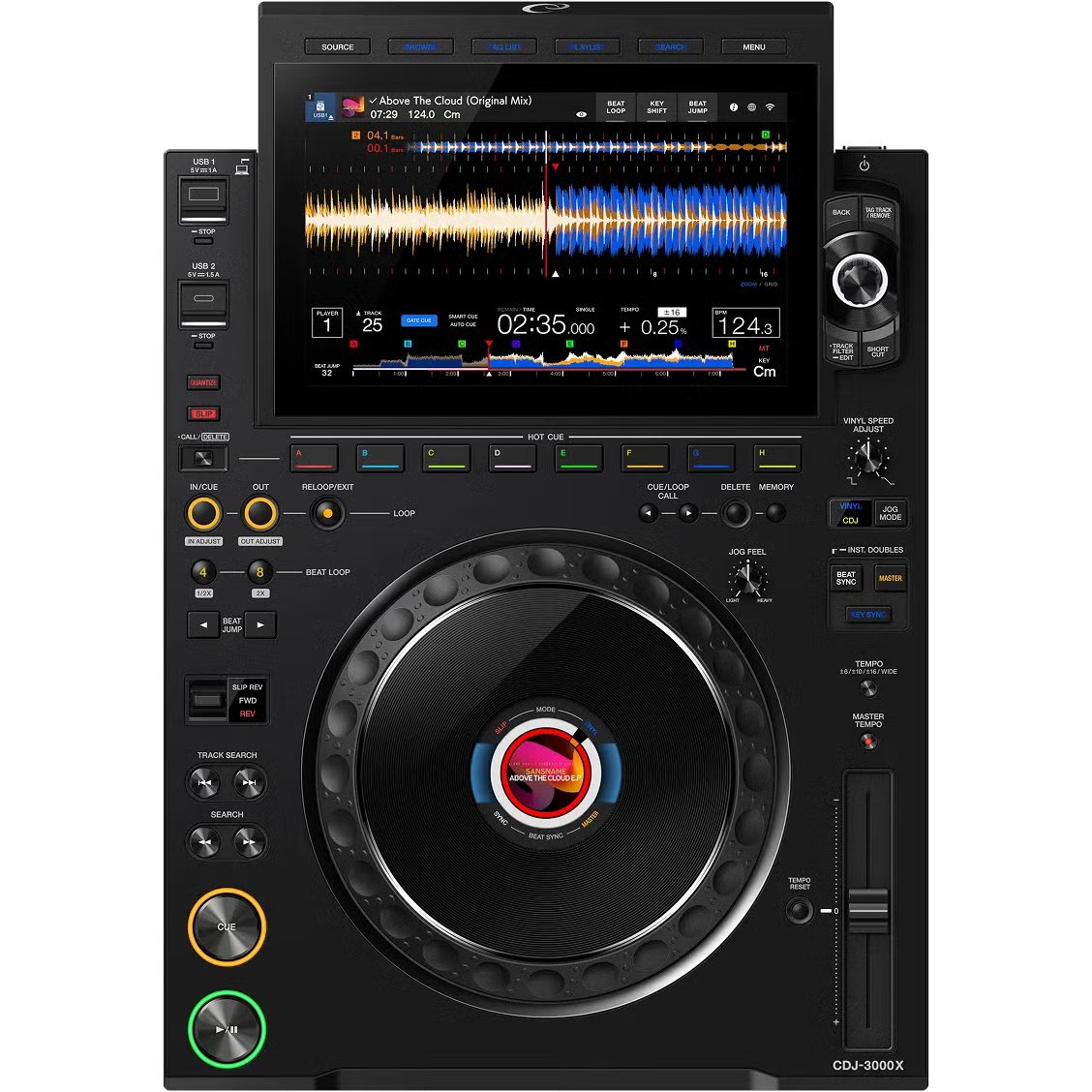 AlphaTheta CDJ-3000x USB speler